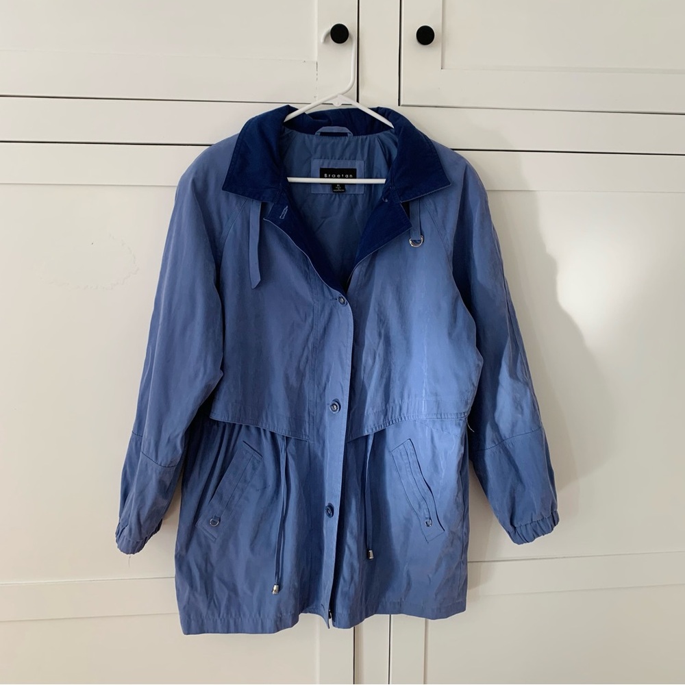 Braetan Blue Jacket Shoulder Pads Size Medium